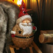 Picture of STANDING SANTA  TEALIGHT ORNAMENT